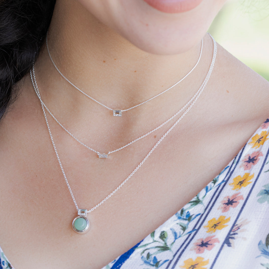 Baguette Dotlet Necklace