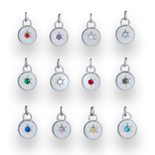Reversible Birthstone Charm (WR)
