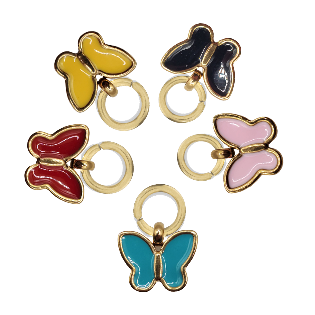 Butterfly Charm - Assorted (WR; gold)
