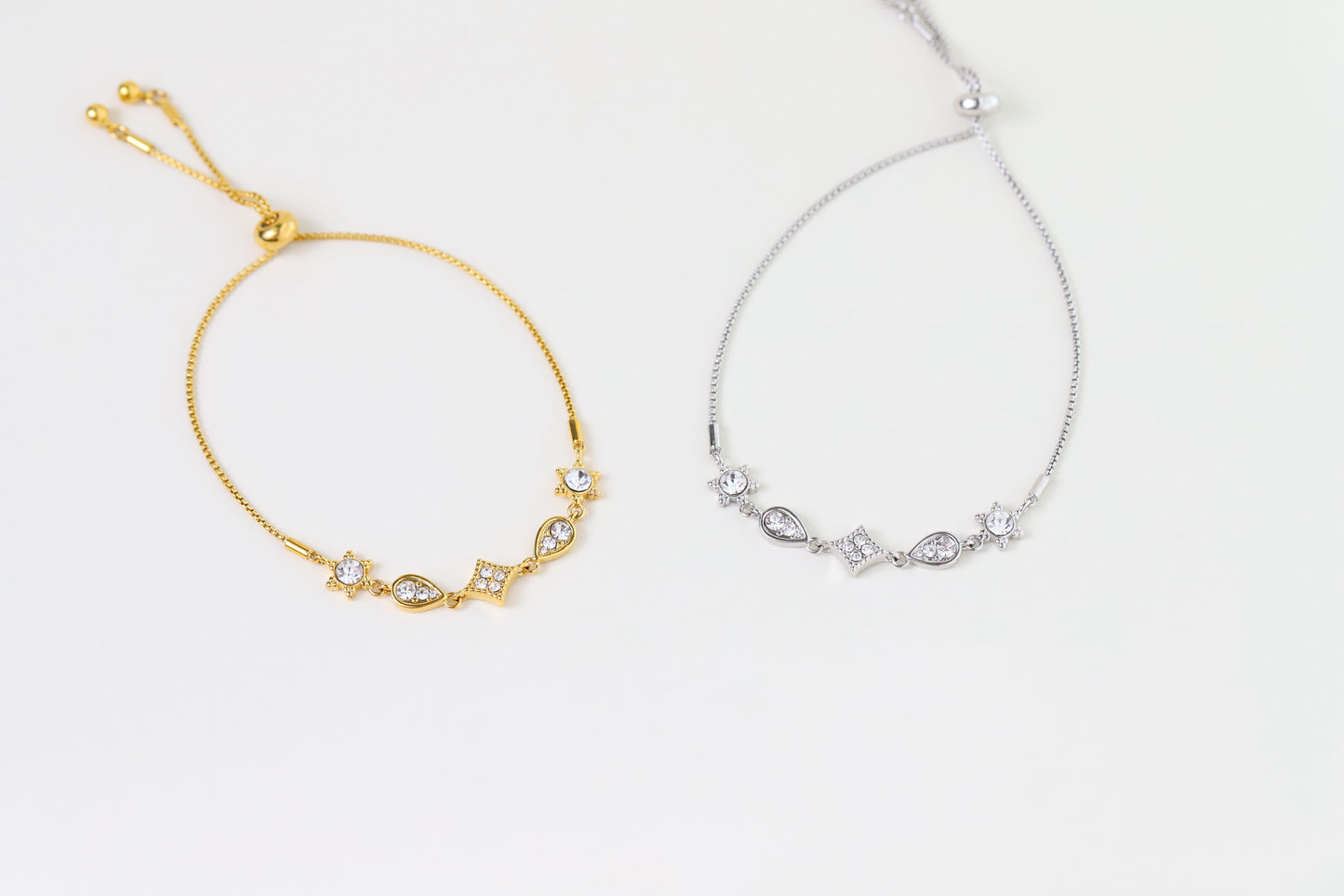 Crystal Bolero Bracelet - Gold