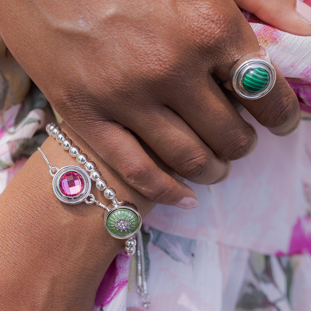 Interchangeable dainty jewelry bracelets and rings by Style Dots