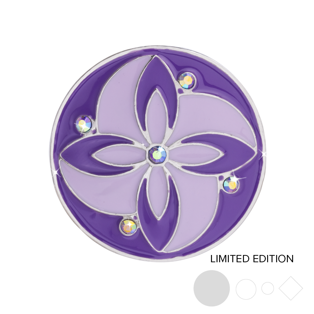 Purple Mya Statement Dot