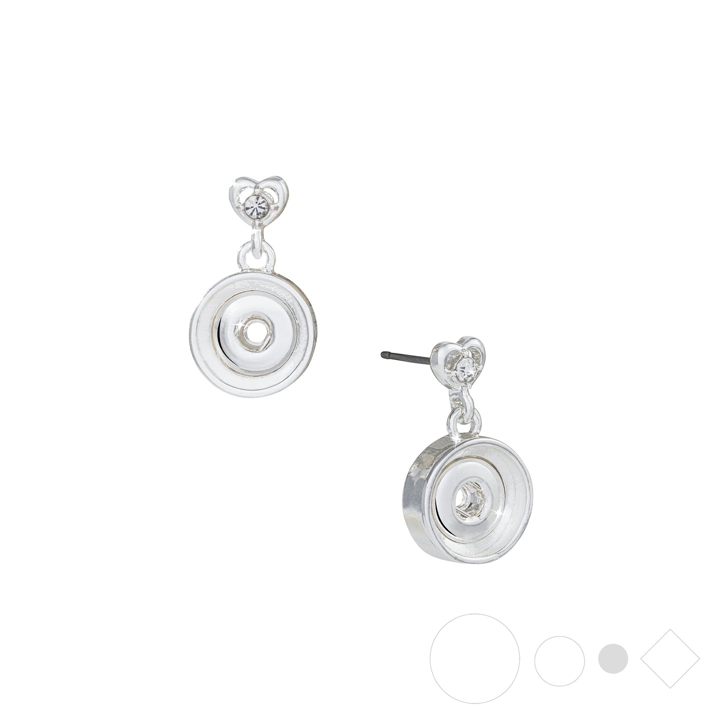 Multi Heart Dotlet Earrings