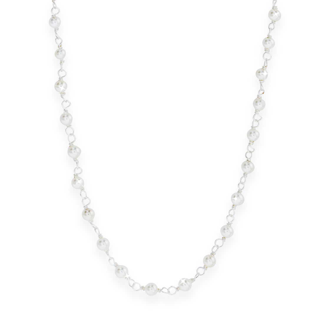Shell Pearl Chain Necklace