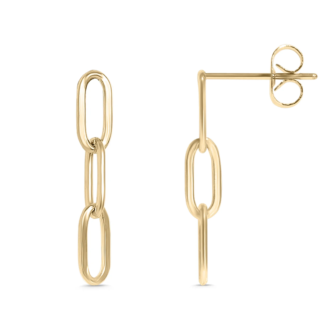 Paperclip Earrings (WR)