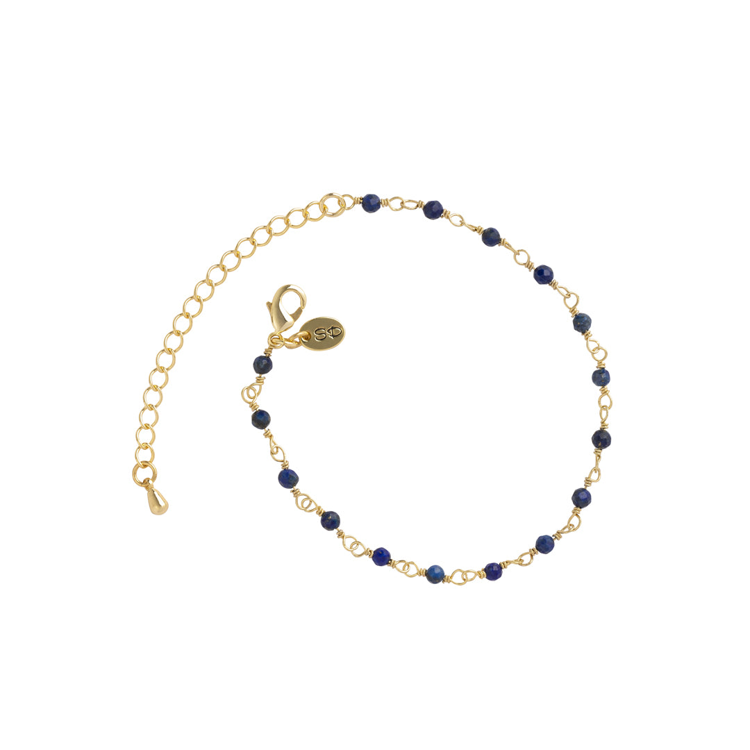 Lapis Chain Bracelet