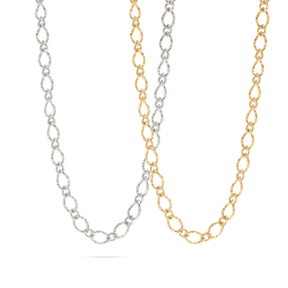 Hammered Oval Chain