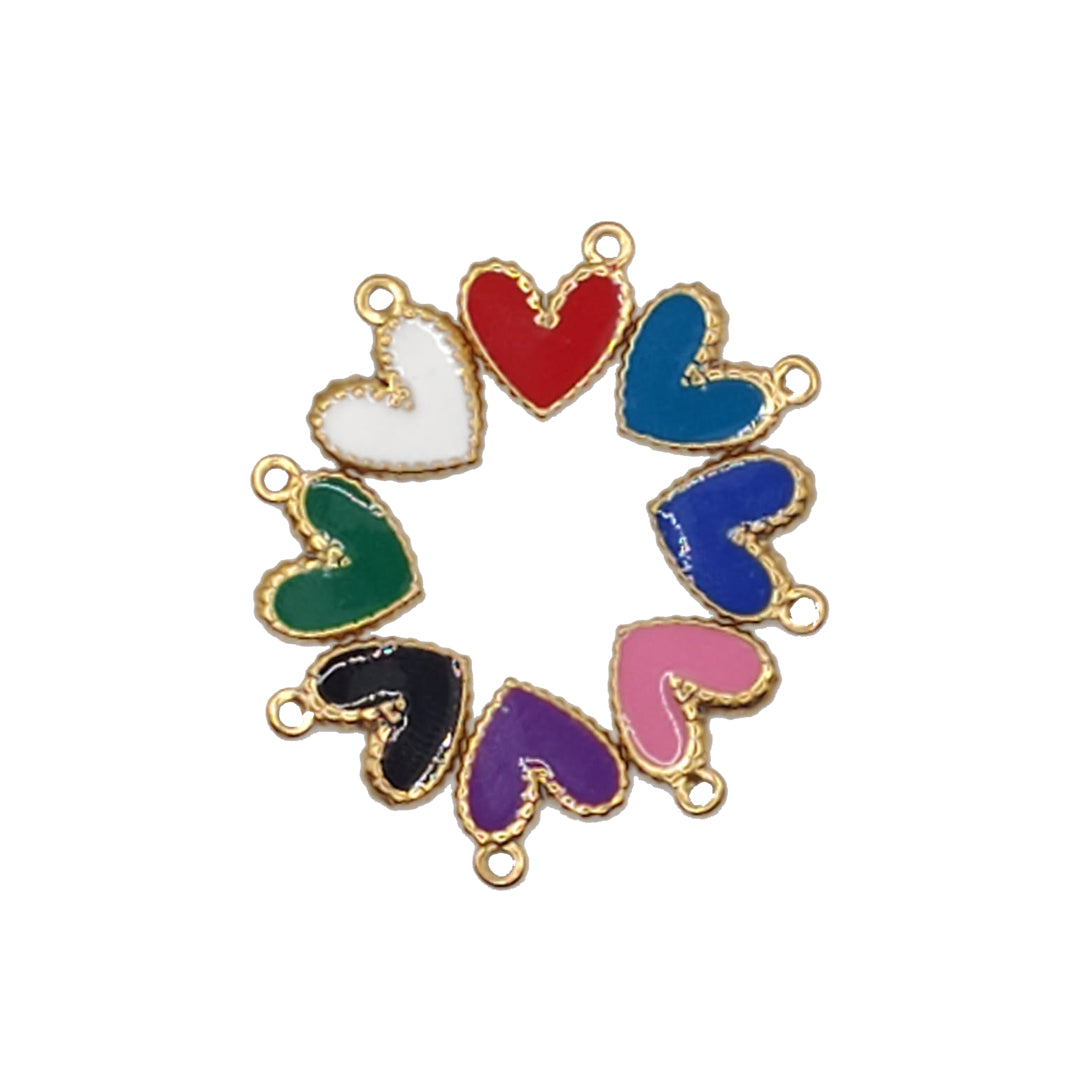 Heart Charm - Assorted (WR; gold)