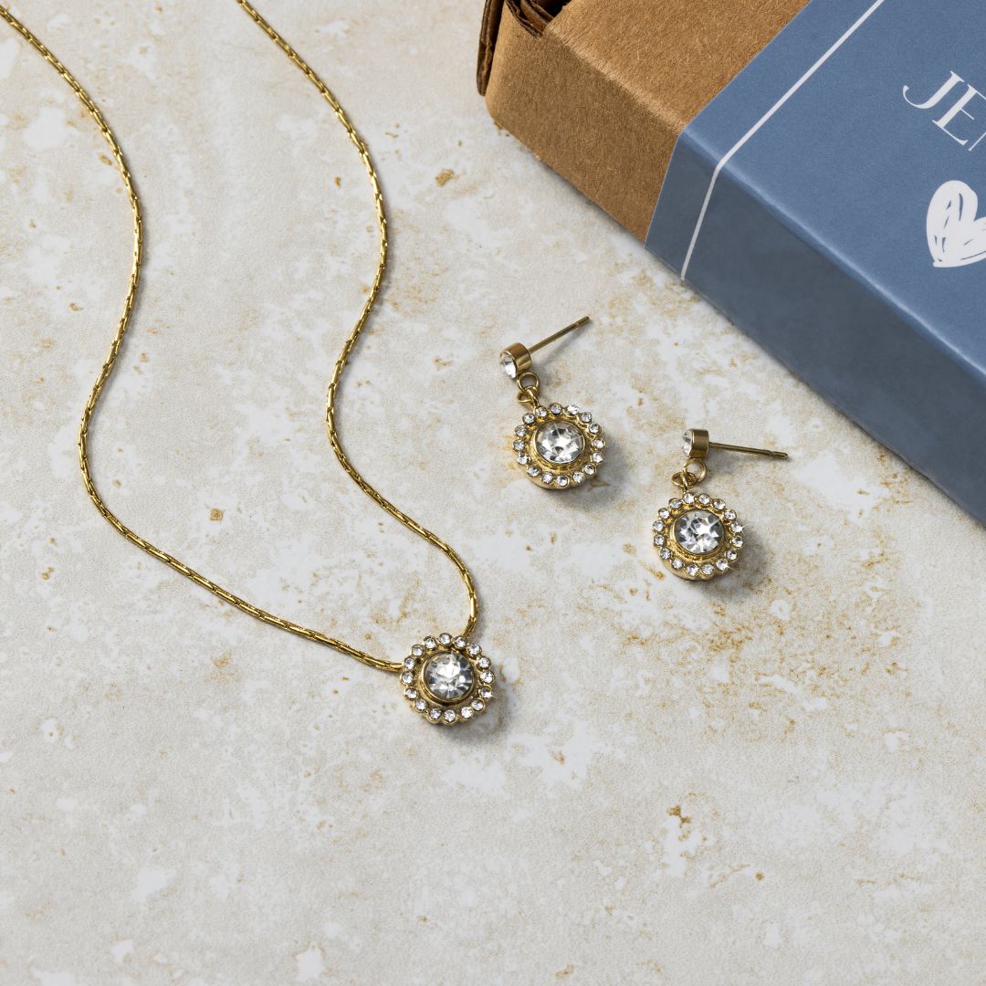 Jemma Jewelry Box March '25 - Gold