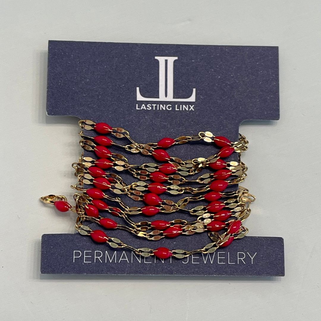 Red Enamel Chain