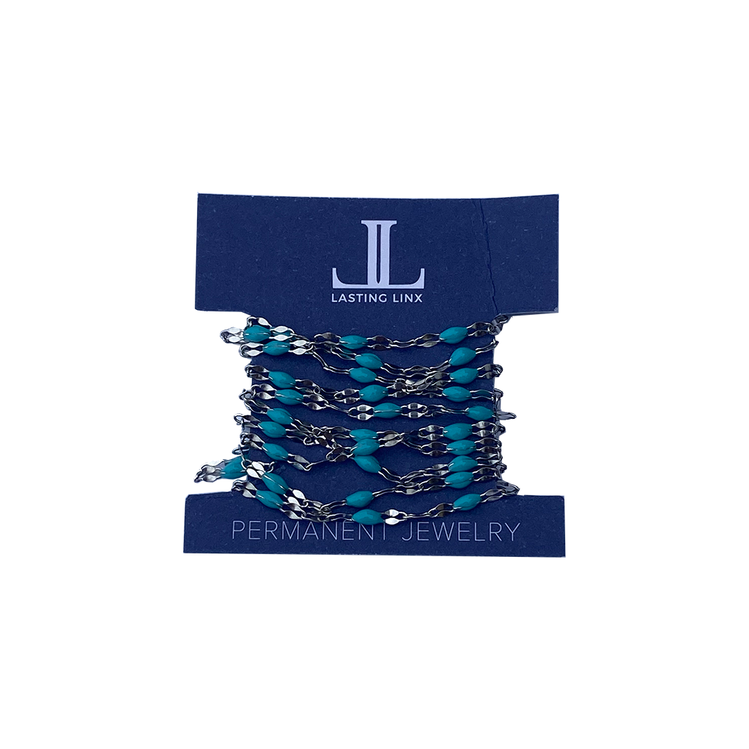 Aqua Enamel Chain