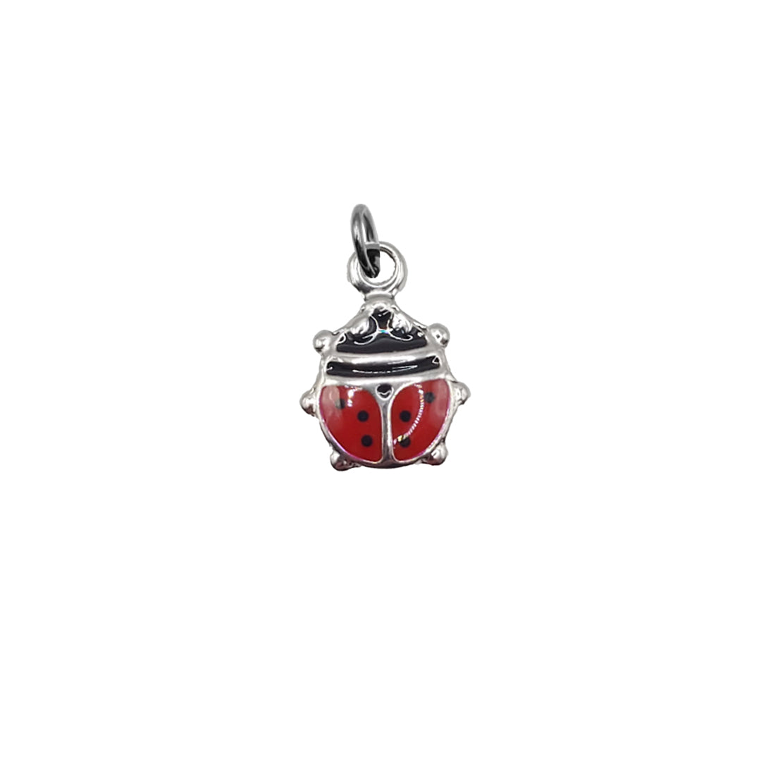 Ladybug Charm (WR; silver)