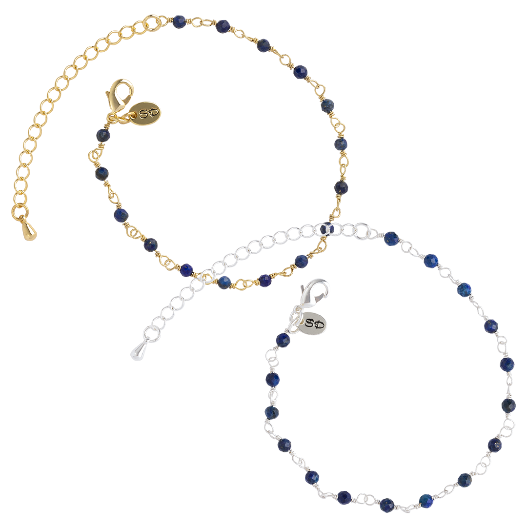 Lapis Chain Bracelet