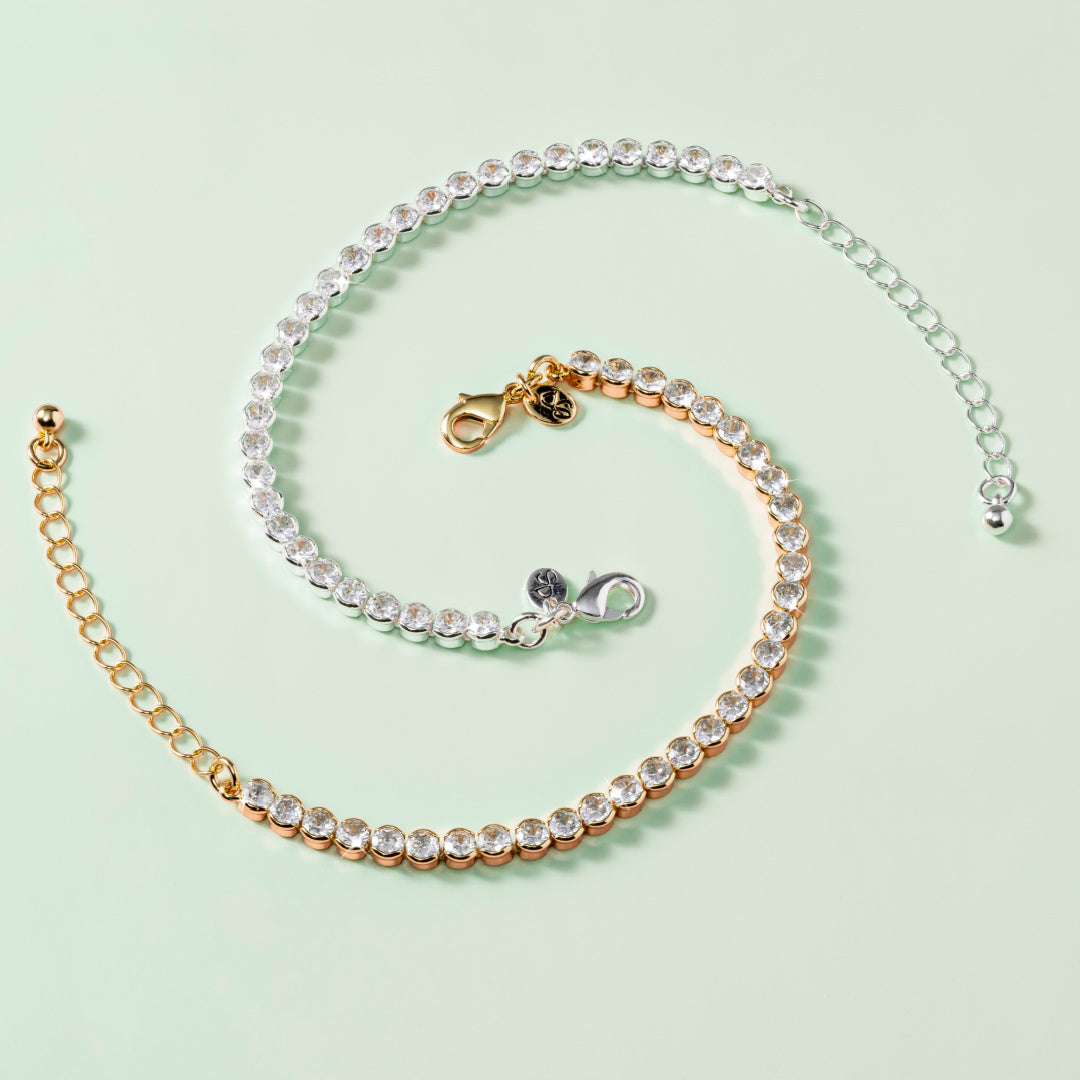 Large Diamondette Tennis Bracelet
