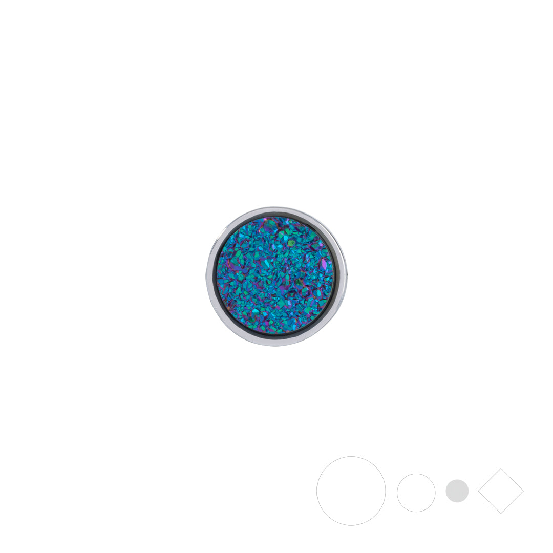 Rainbow Druzy Dotlet