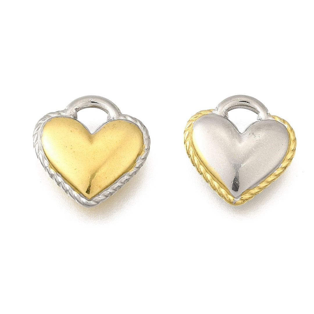 Mixed Heart Charm (WR)