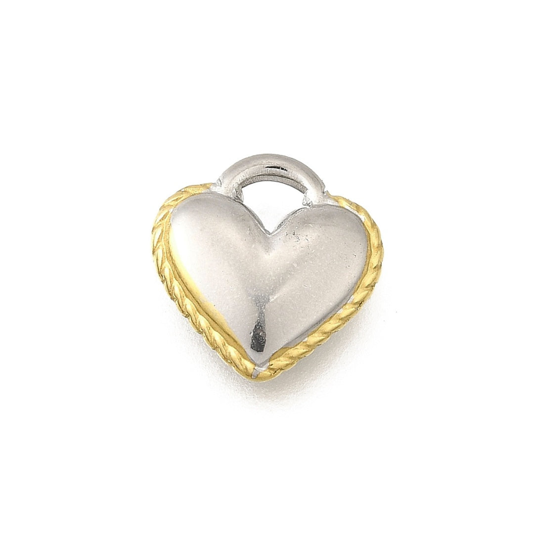 Mixed Heart Charm (WR)