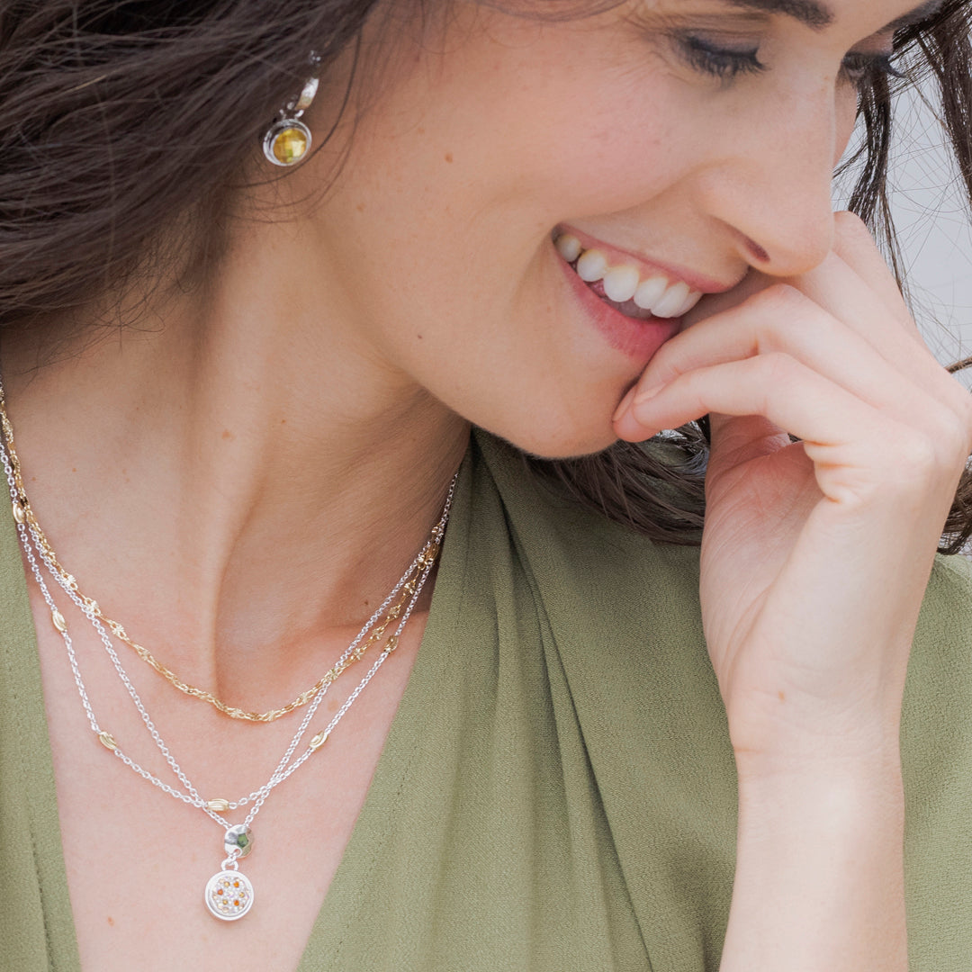 Forged Dotlet Necklace