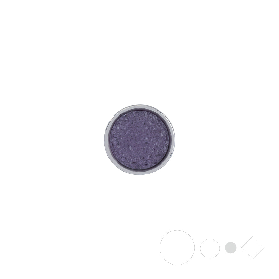 Purple Druzy Dotlet