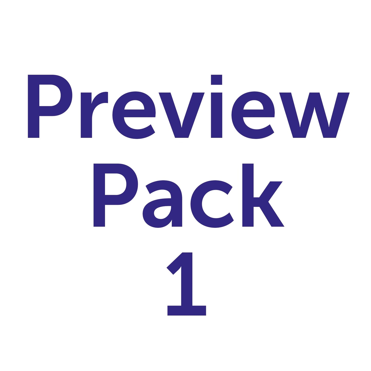 Preview Pack One - 2026