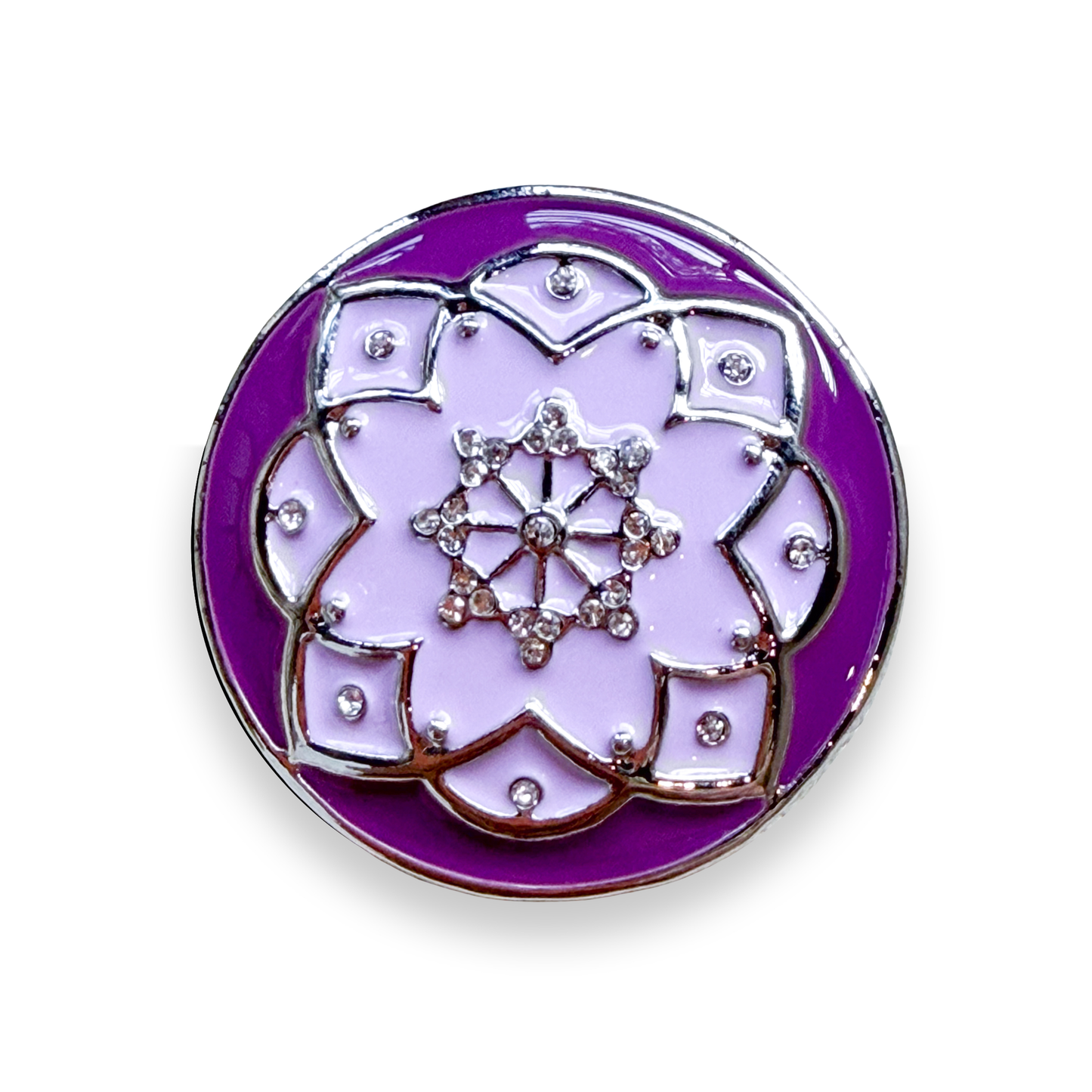 Purple Petaline Statement Dot