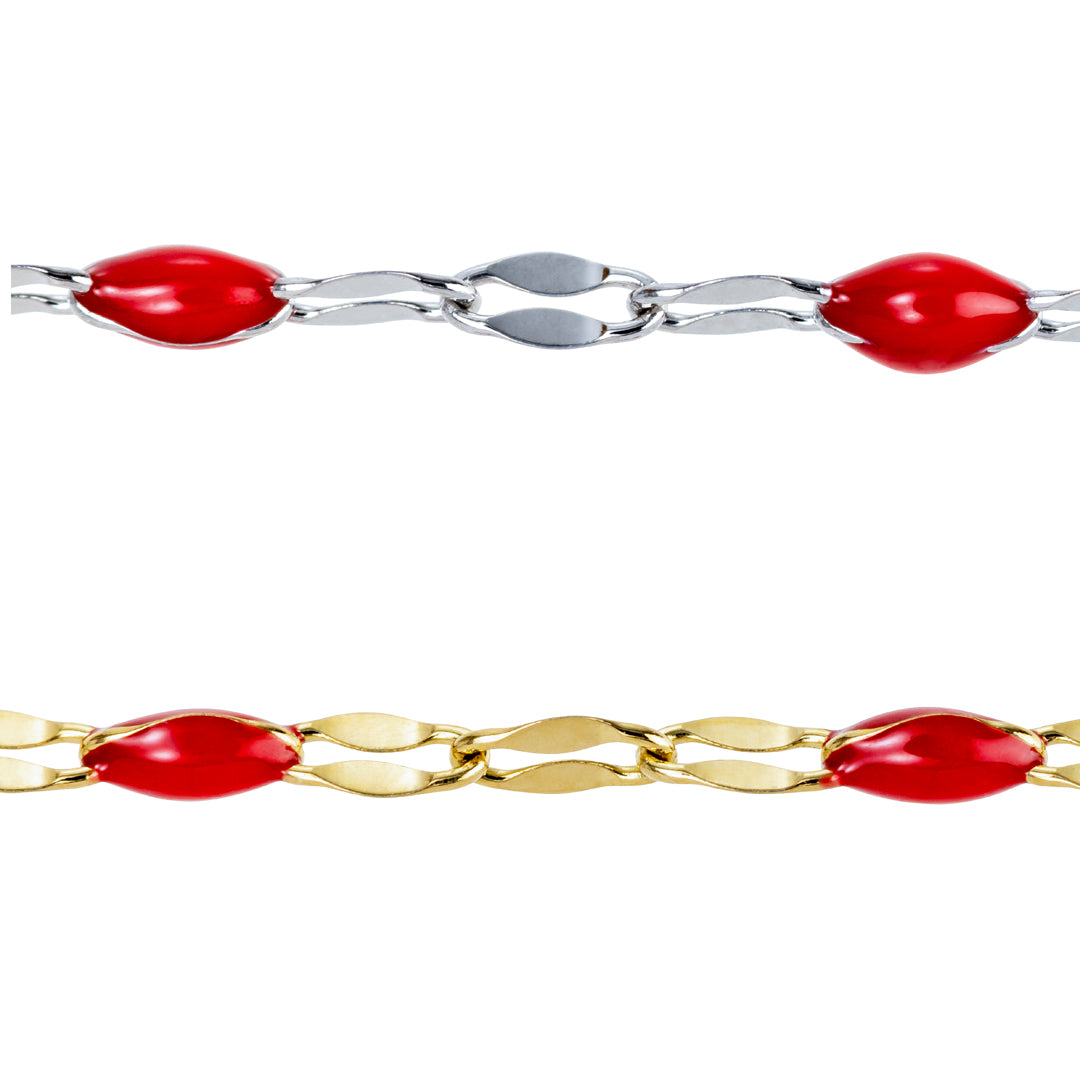 Red Enamel Chain