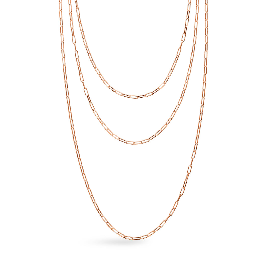 Paperclip chain necklaces by Style Dots jewelry