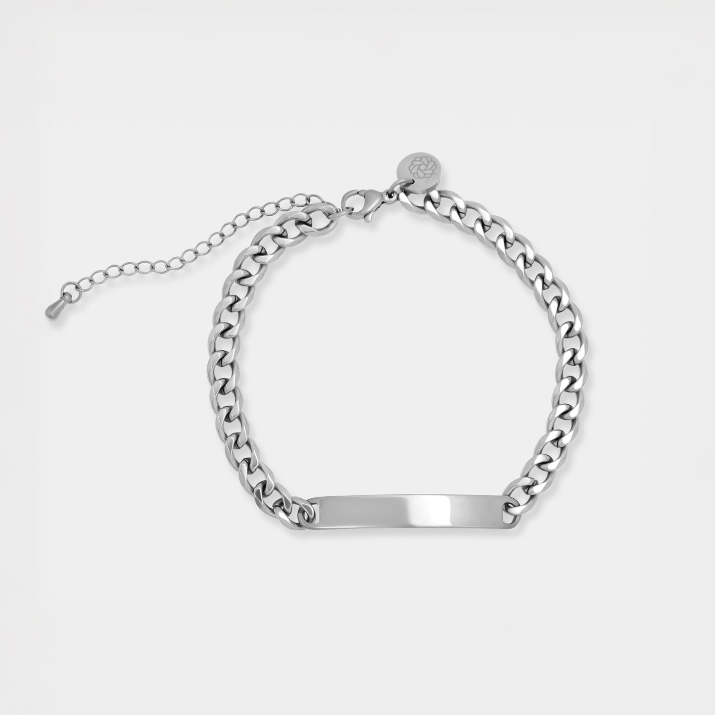 Heritage Engravable ID Bracelet - Silver