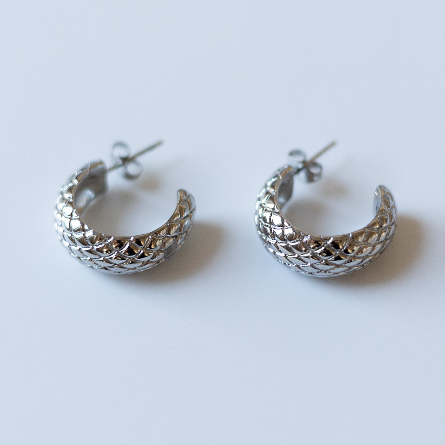 Snake Hoop Earrings