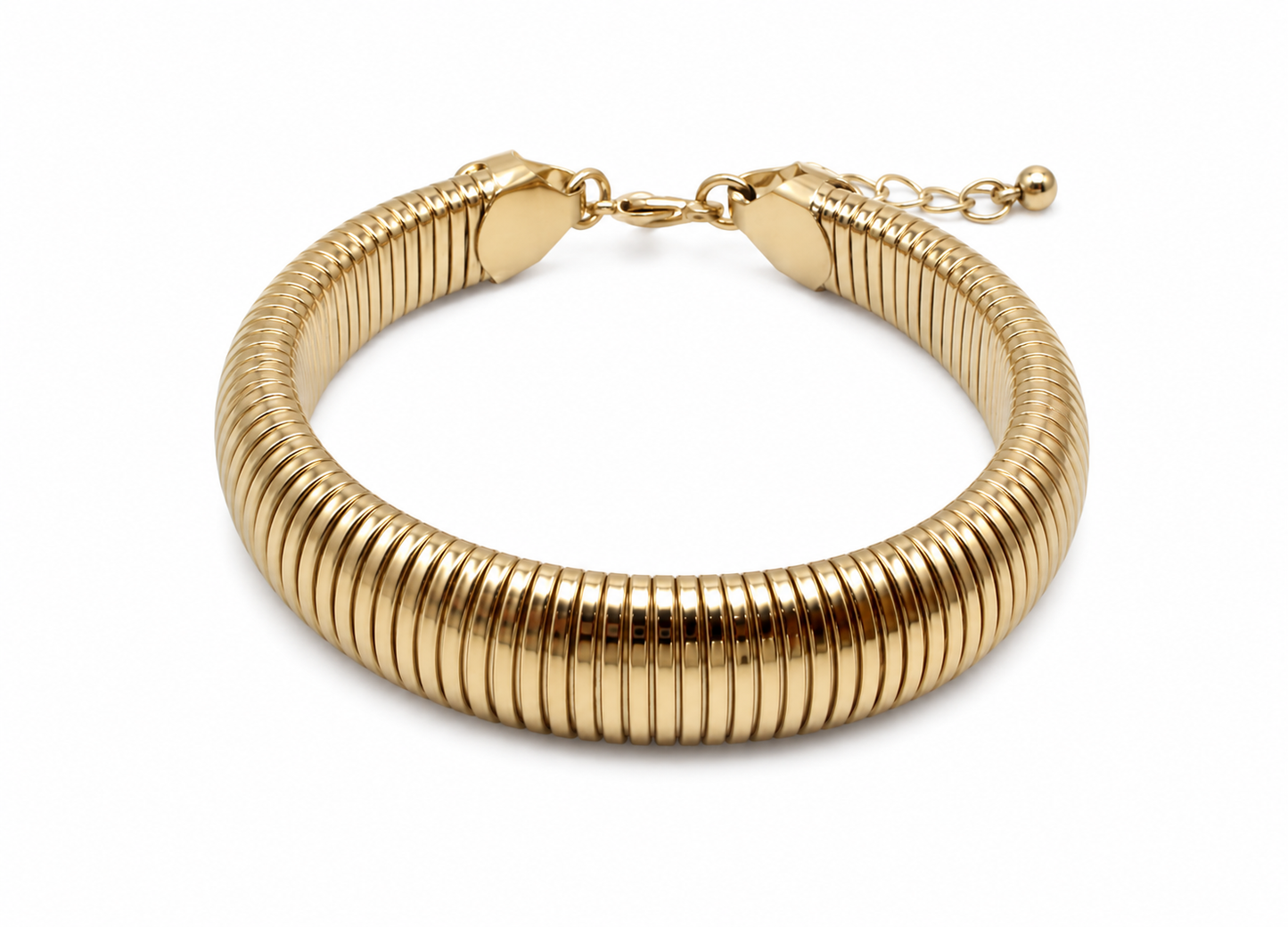 Wide Snake Bracelet