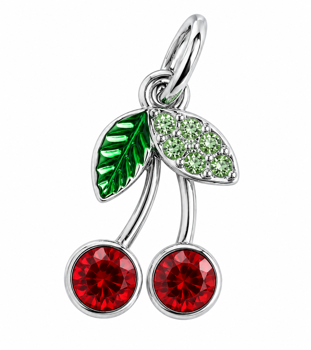 Crystal Cherry Charm