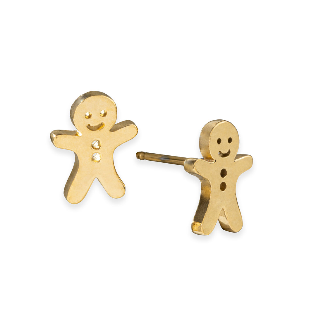 Gold Christmas Earrings Set (WR)