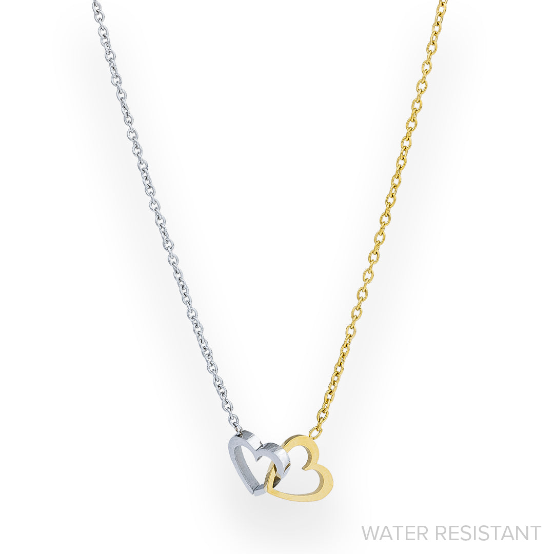 Interlocking Heart Necklace (WR)