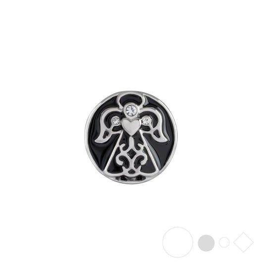 Angel necklace pendant charm for snap jewelry