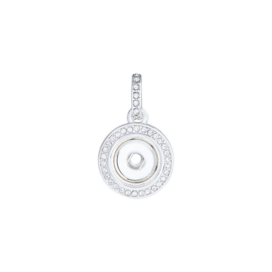 Bling pendant for interchangeable snap jewelry