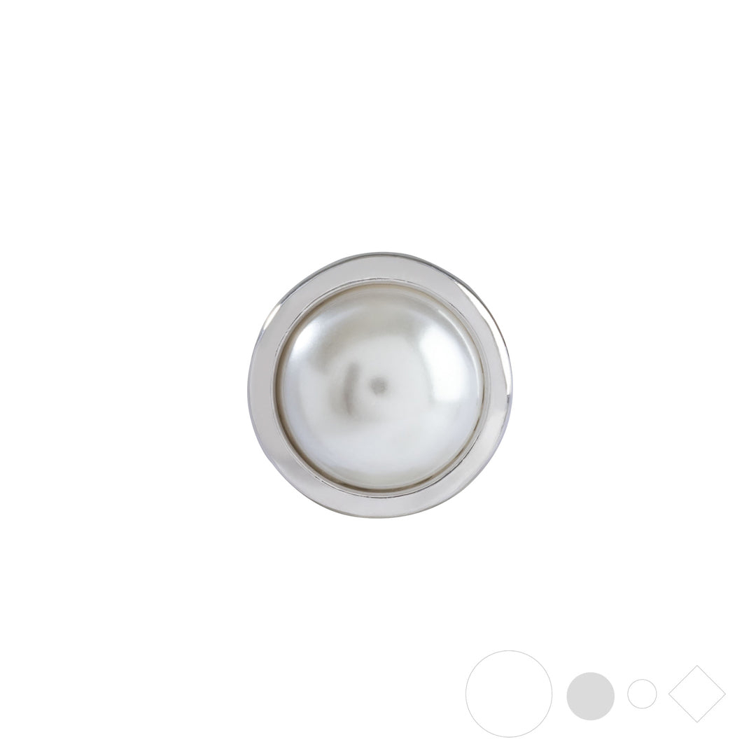 Pearl pendant necklace snap by Style Dots Jewelry