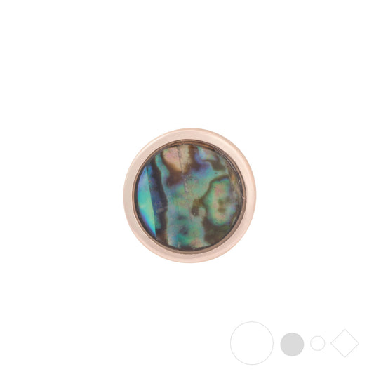 Abalone jewelry for snap bracelet and necklace charms