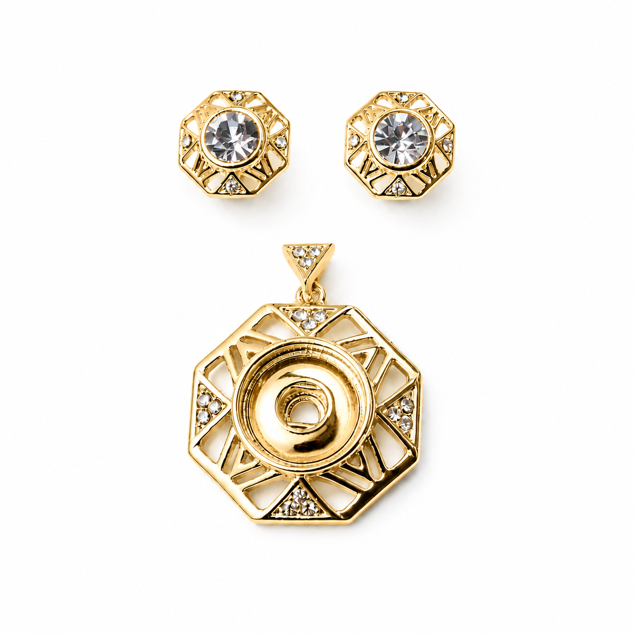 Aurora Original Pendant and Earring Set