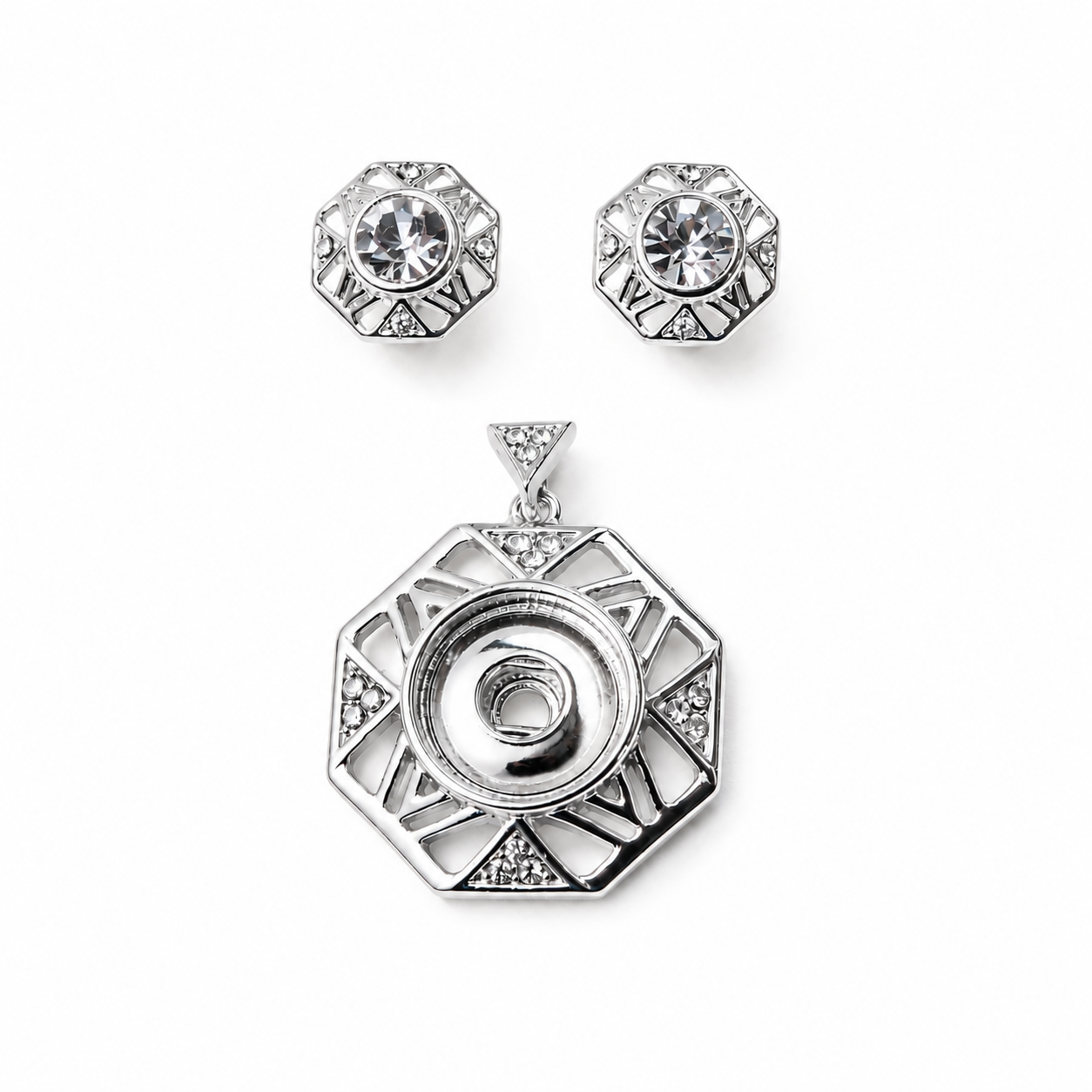 Aurora Original Pendant and Earring Set