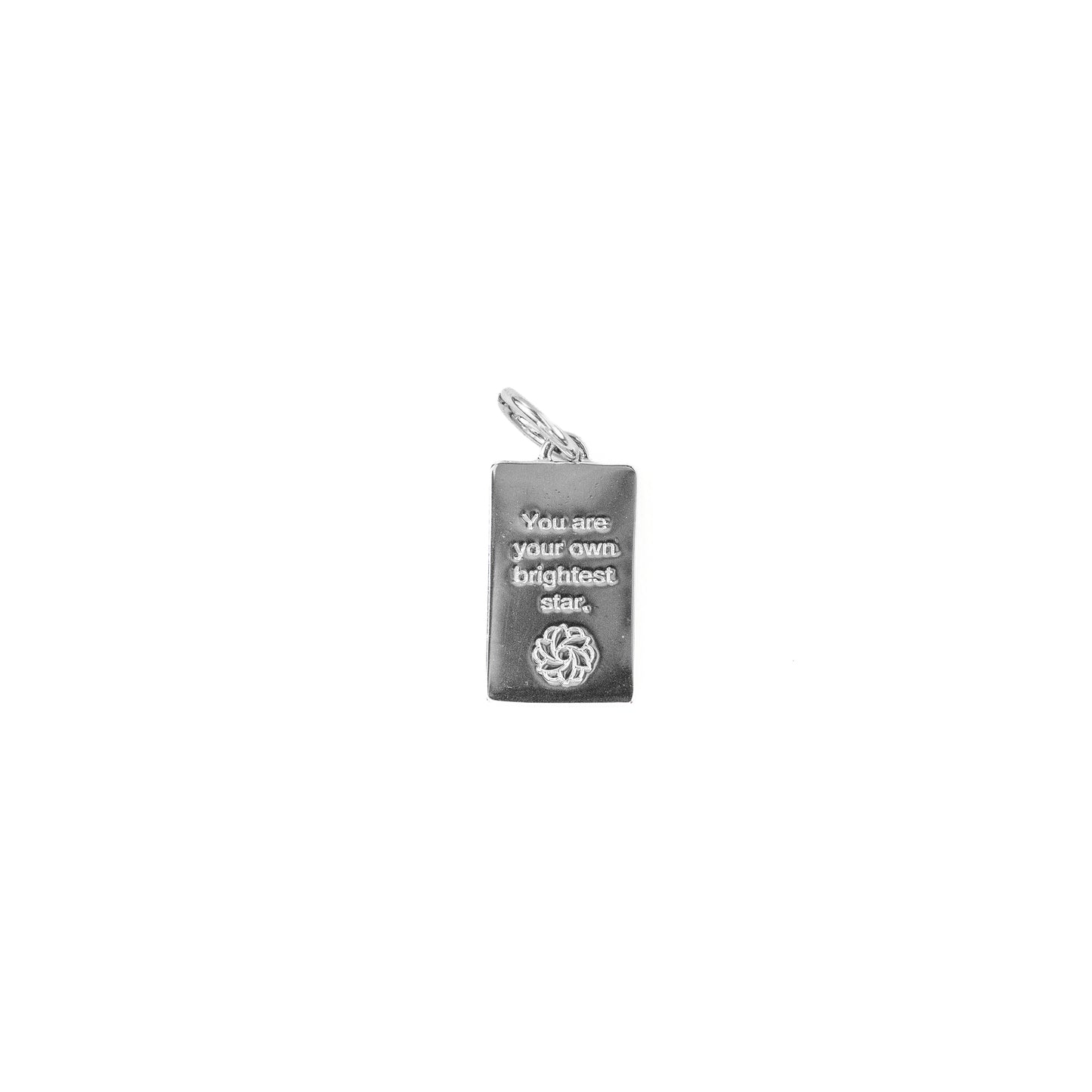 Brightest Star Tag Charm - Silver