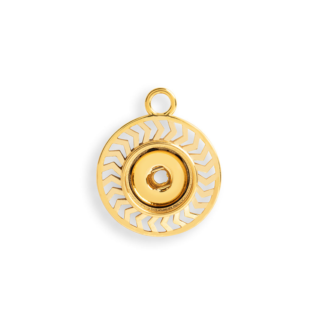 Chevron Dotlet Earring Drops