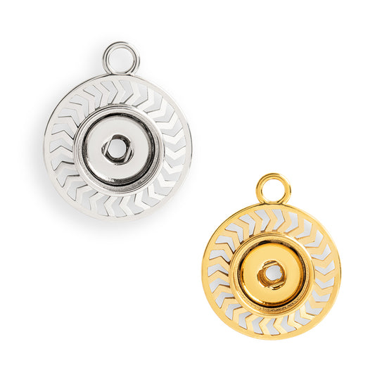 Chevron Dotlet Earring Drops