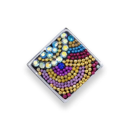 Flower Beaded Couture Square