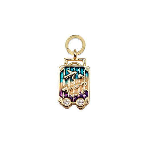 Suitcase Charm (WR; gold)