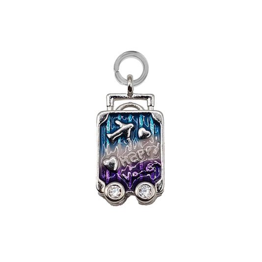 Suitcase Charm (WR; silver)