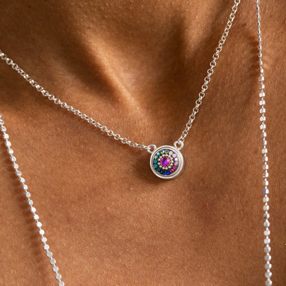 Dainty layering jewelry with simple pendant necklace