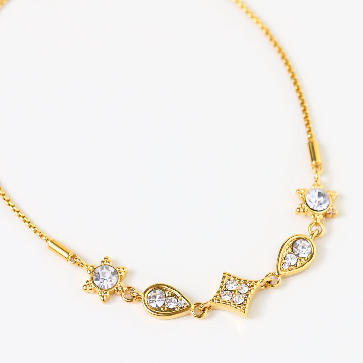 Crystal Bolero Bracelet - Gold