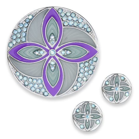 Aqua/Purple Bunchberry Statement B 12/24