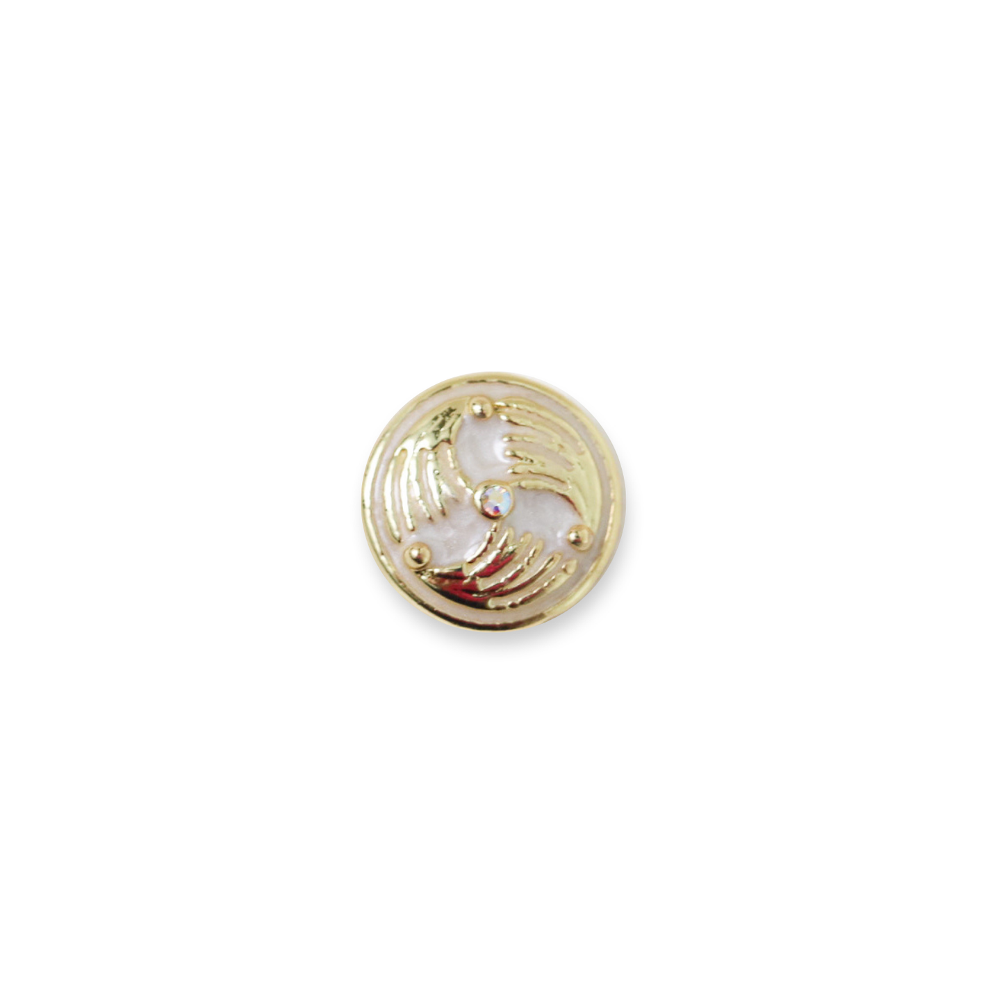 Deco Feather Dotlet - Gold