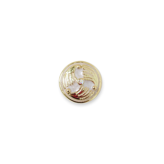 Deco Feather Dotlet - Gold